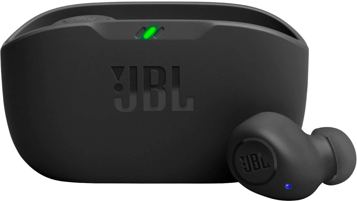 Alt View 12. JBL - Vibe Buds True Wireless Earbuds - Black.