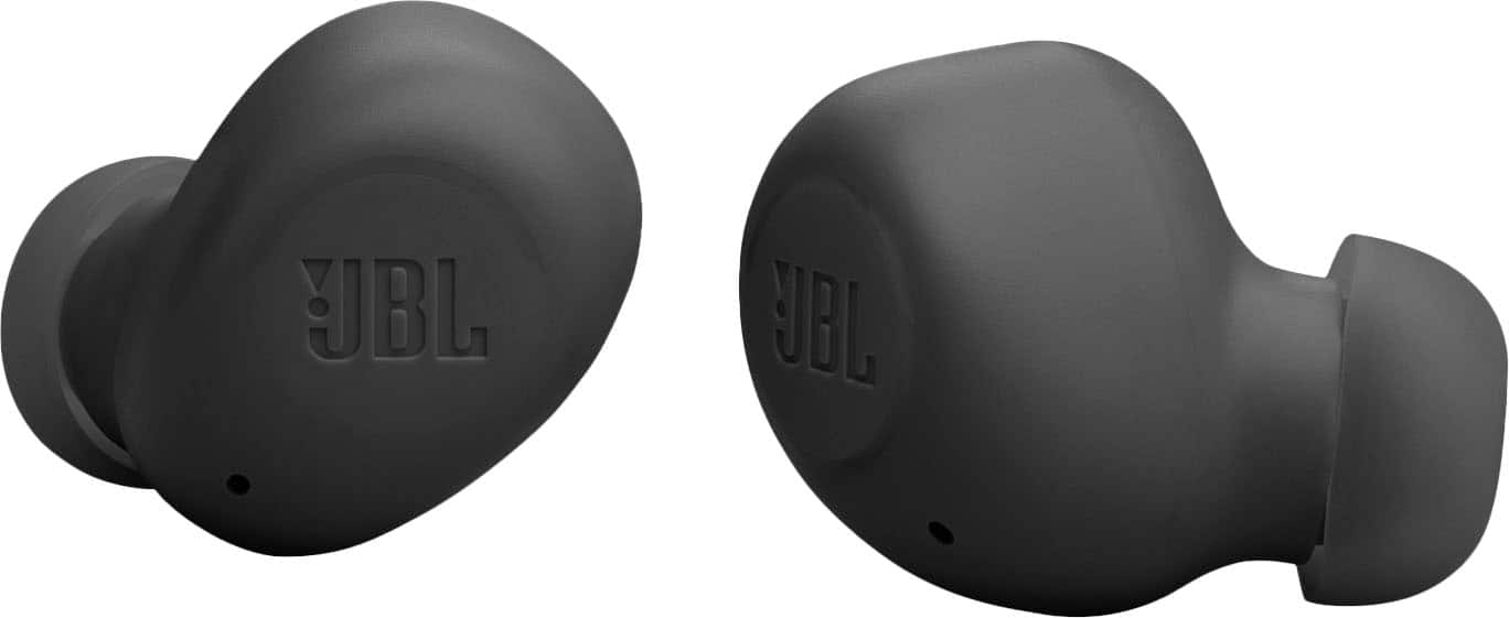 Left. JBL - Vibe Buds True Wireless Earbuds - Black.