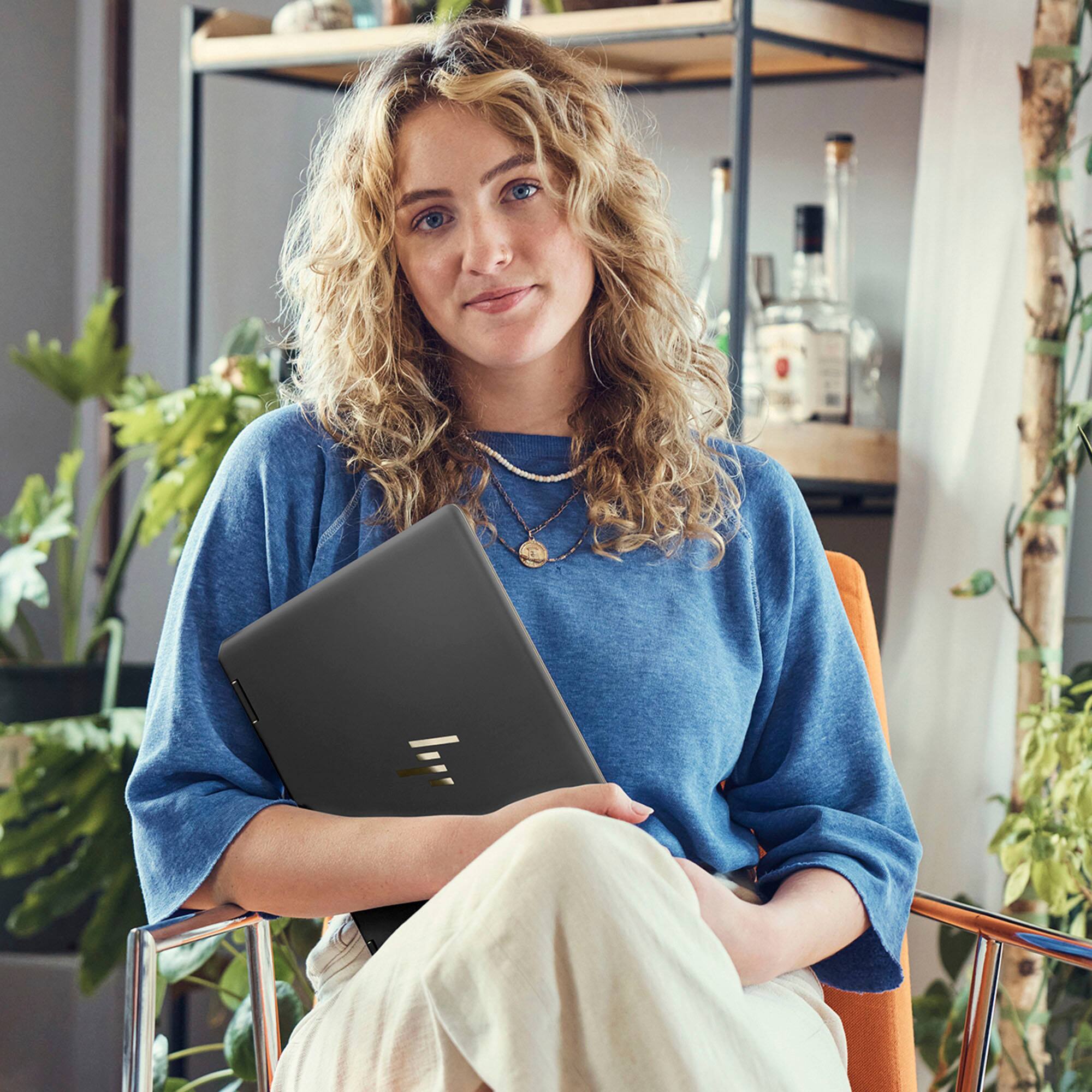 Alt View 13. HP - Spectre 2-in-1 13.5" 3K2K OLED Touch-Screen Laptop - Intel Evo Platform - Core i7 - 16GB Memory - 1TB SSD - Nightfall Black.