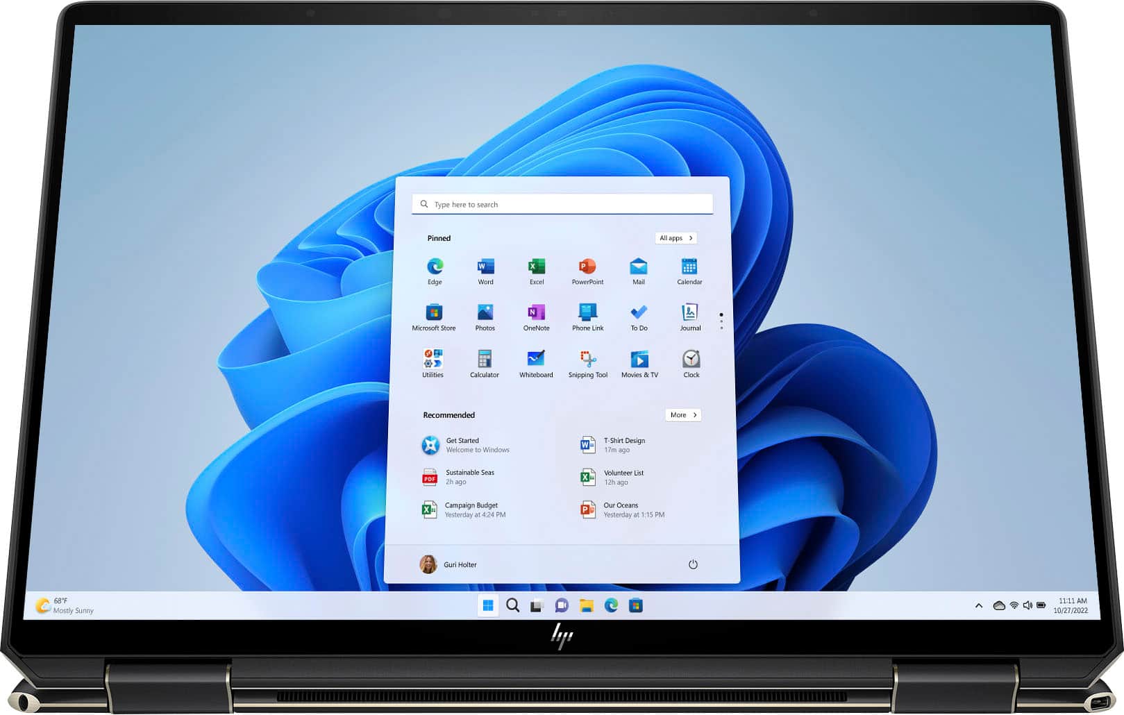 Alt View 4. HP - Spectre 2-in-1 13.5" Wide Ultra XGA+ Touch-Screen Laptop - Intel Core i7 - 16GB Memory - 512GB SSD - Nightfall Black.