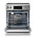 Alt View 13. Thor Kitchen - 4.55 Cu. Ft. Freestanding Electric Range with Self Cleaning - Silver.