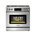 Thor Kitchen - 6.0 cu. Ft. Freestanding Gas Range with True Convection and Self Cleaning - Silver