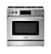 Alt View Zoom 19. Thor Kitchen - 6.0 cu. Ft. Freestanding LP Gas Range with True Convection and Self Cleaning - Stainless Steel.