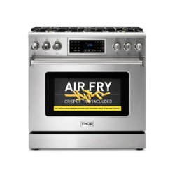 Thor Kitchen - 6.0 cu. Ft. Freestanding LP Gas Range with True Convection and Self Cleaning - Front_Zoom