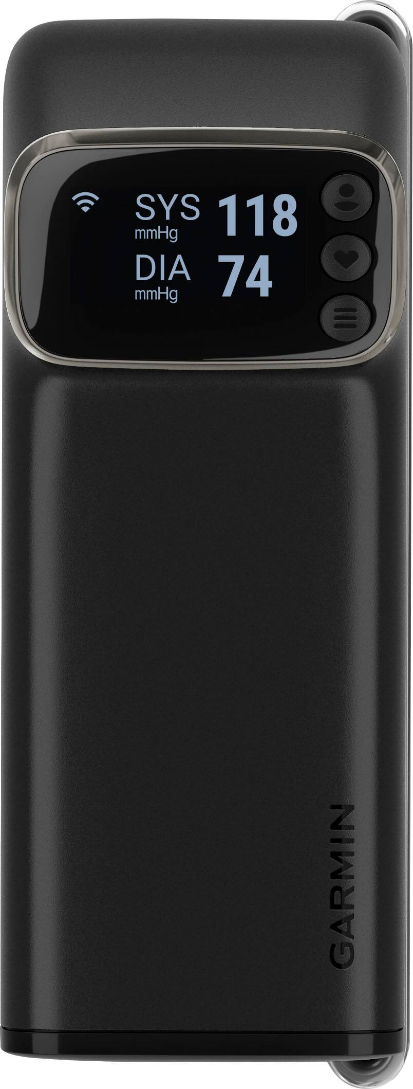 Front. Garmin - Index BPM - Wi-Fi Smart Blood Pressure Monitor - Black.