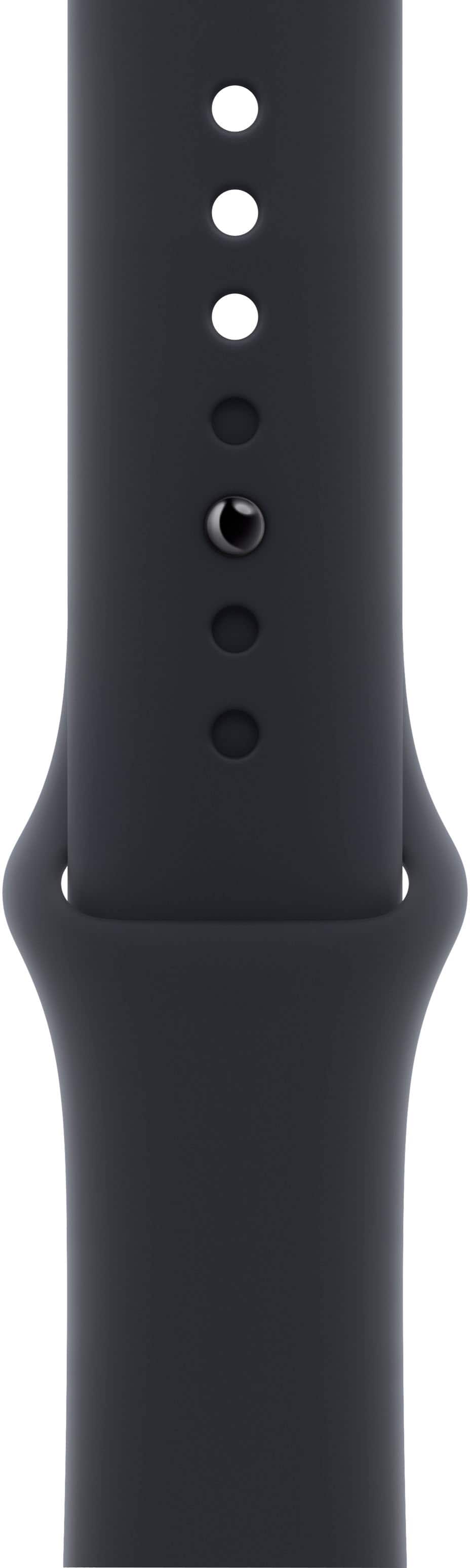 Angle. Apple - 45mm Sport Band - M/L - Midnight.