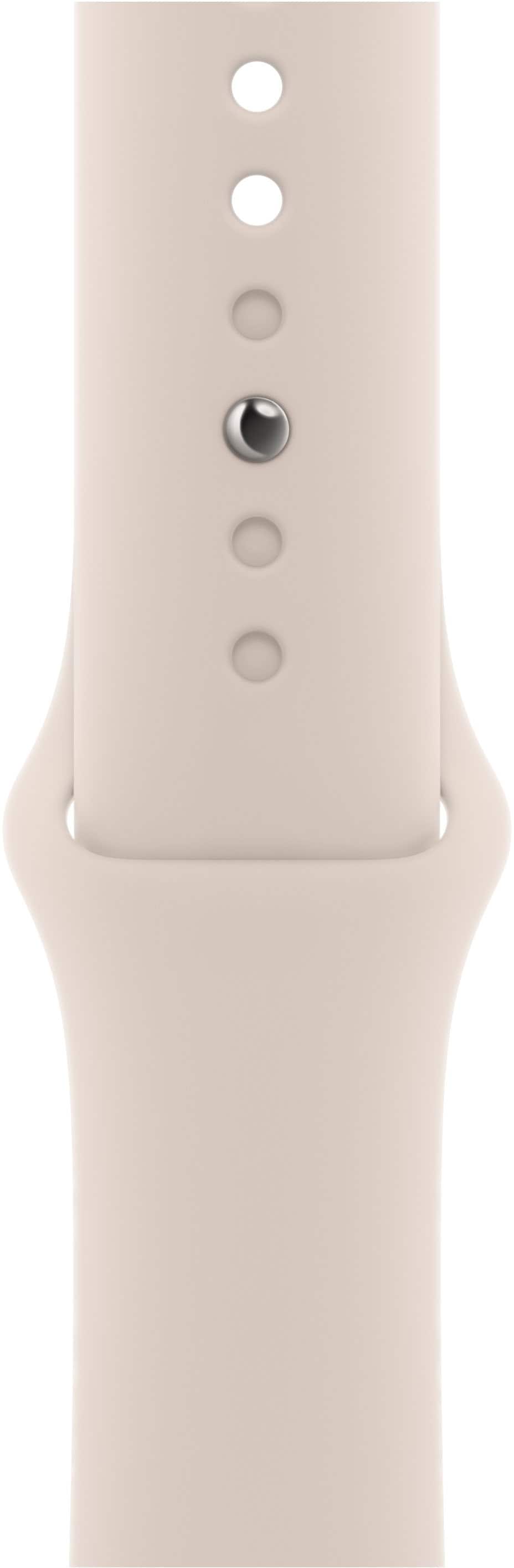 Angle. Apple - 41mm Sport Band - S/M - Starlight.