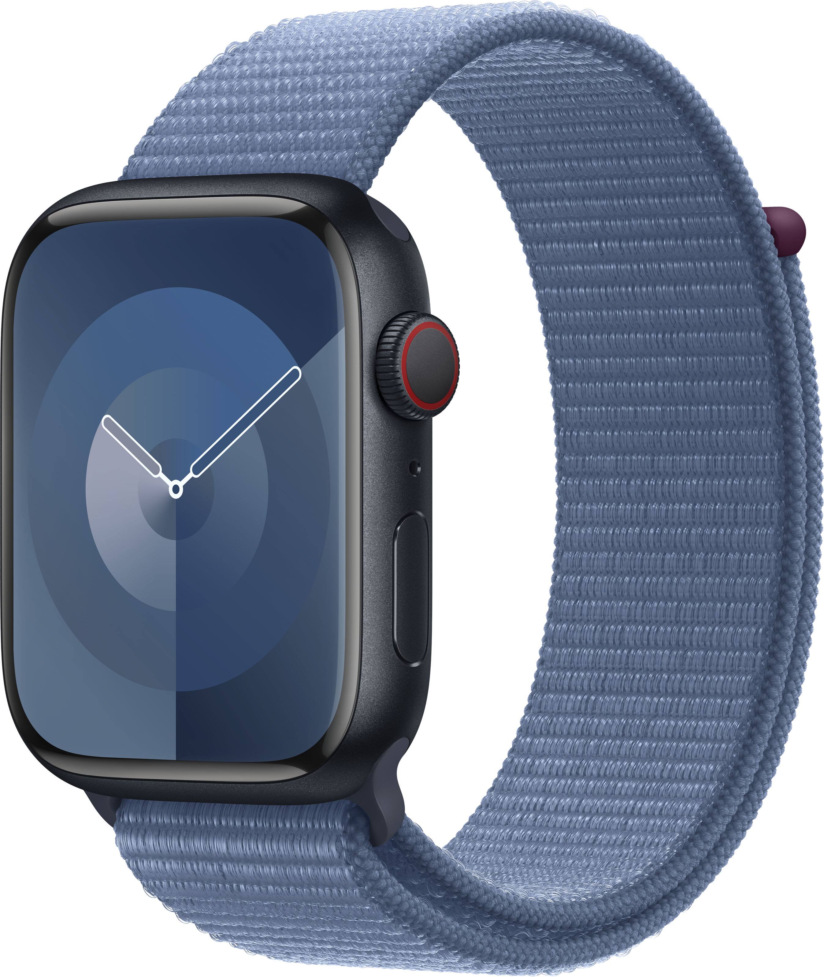 Alt View 11. Apple - 45mm Winter Blue Sport Loop - Winter Blue.