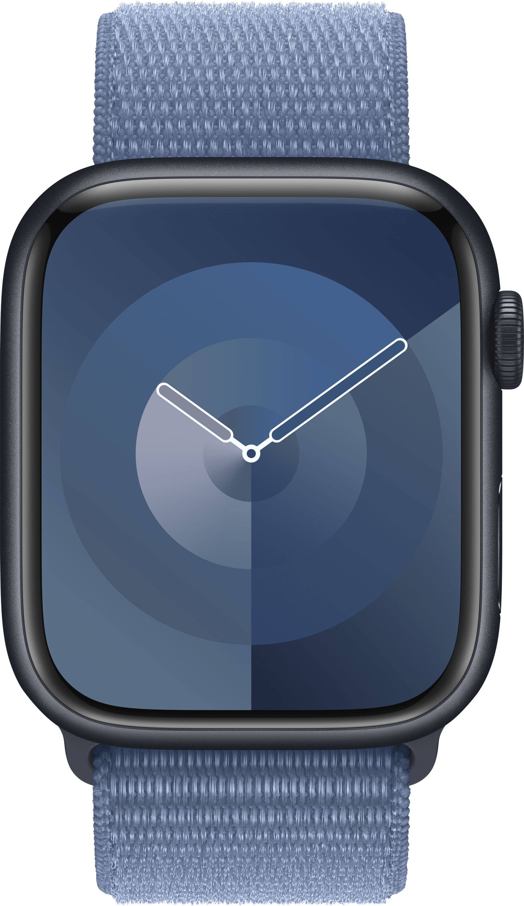 Alt View 12. Apple - 45mm Winter Blue Sport Loop - Winter Blue.