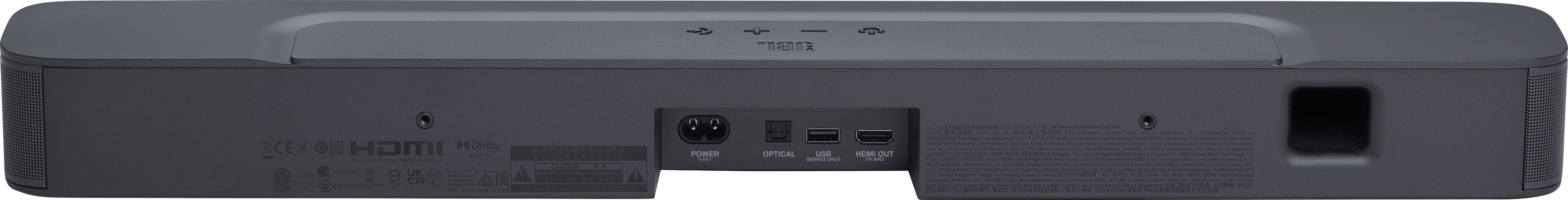 Alt View 1. JBL - 2.0 Channel All-in-One Soundbar (MK2) - Black.