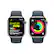 Alt View 17. Apple - Apple Watch Series 9 (GPS + Cellular) 41mm Silver Stainless Steel Case with Storm Blue Sport Band w/ Blood Oxygen - M/L - Silver.