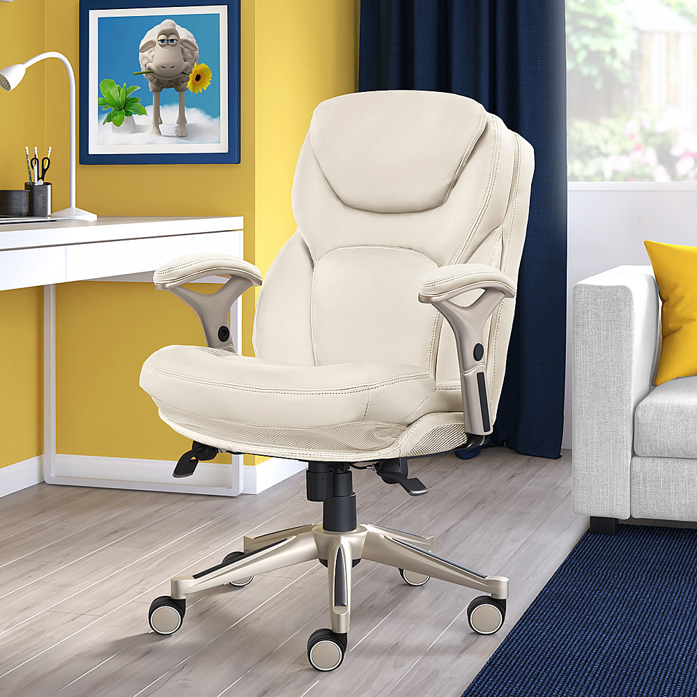 Ada Modern Classic Beige Performance Seat Cushion Office Chair