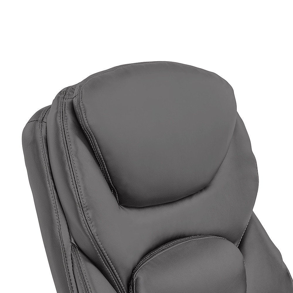 Serta Connor Upholstered Executive High-Back Office Chair with Lumbar  Support Microfiber Gray 43672D - Best Buy