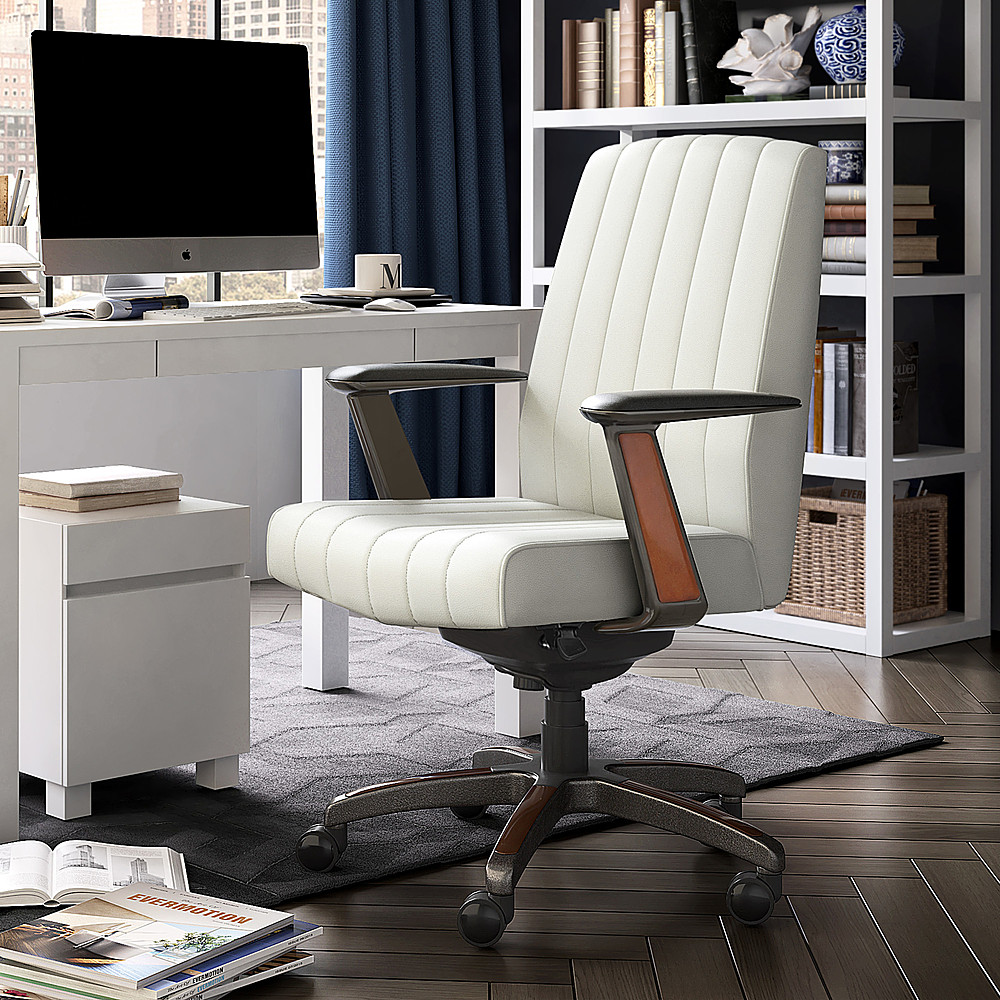 Ozzie Low Back Office Chair - White