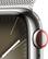 Alt View 12. Apple - Apple Watch Series 9 (GPS + Cellular) 41mm Silver Stainless Steel Case with Silver Milanese Loop with Blood Oxygen - Silver.