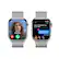 Alt View 15. Apple - Apple Watch Series 9 (GPS + Cellular) 41mm Silver Stainless Steel Case with Silver Milanese Loop with Blood Oxygen - Silver.