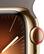 Alt View 12. Apple - Apple Watch Series 9 (GPS + Cellular) 41mm Gold Stainless Steel Case with Clay Sport Band with Blood Oxygen - S/M - Gold.