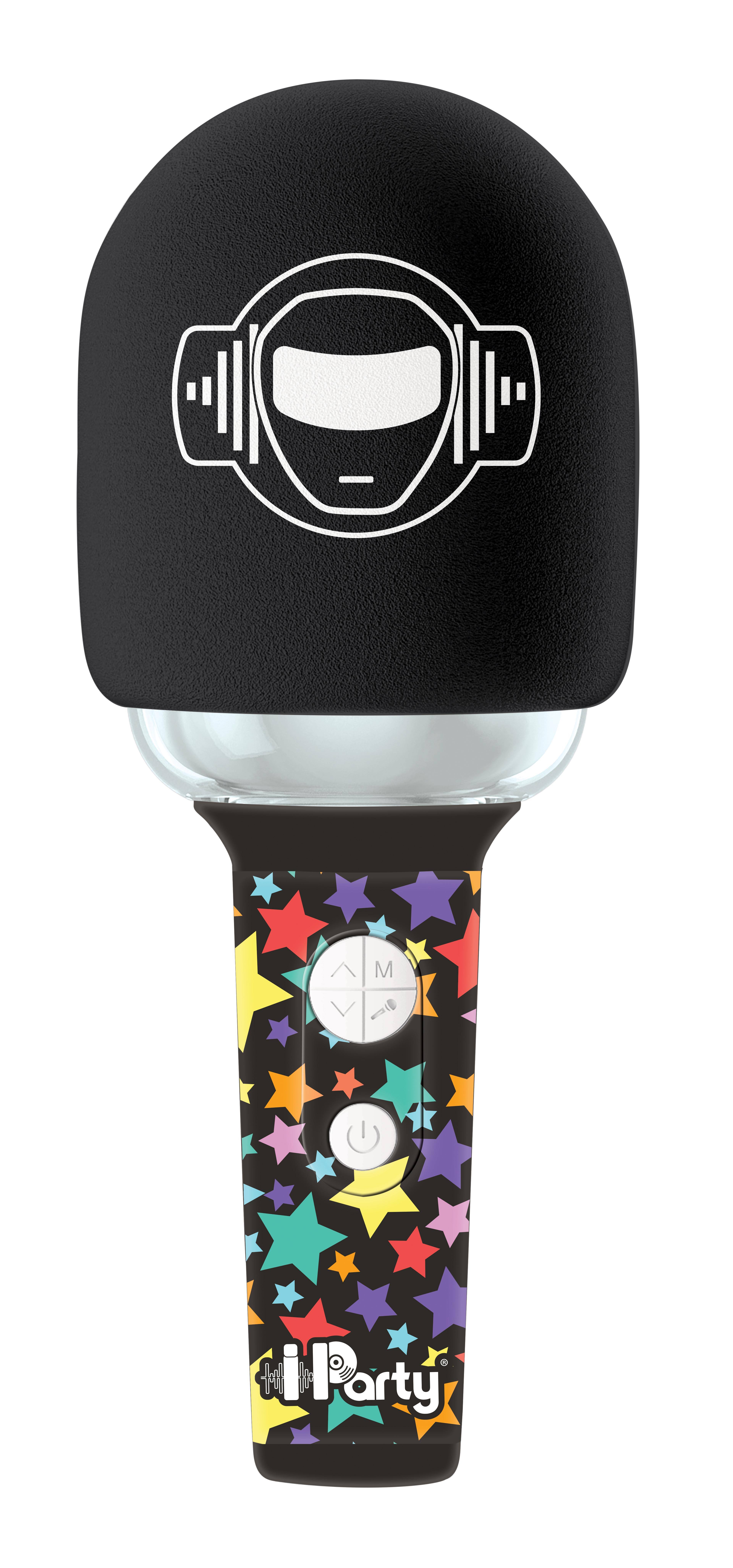 Front. Lexibook - Bluetooth/Wireless Karaoke Microphone with Sound and Light Effects.