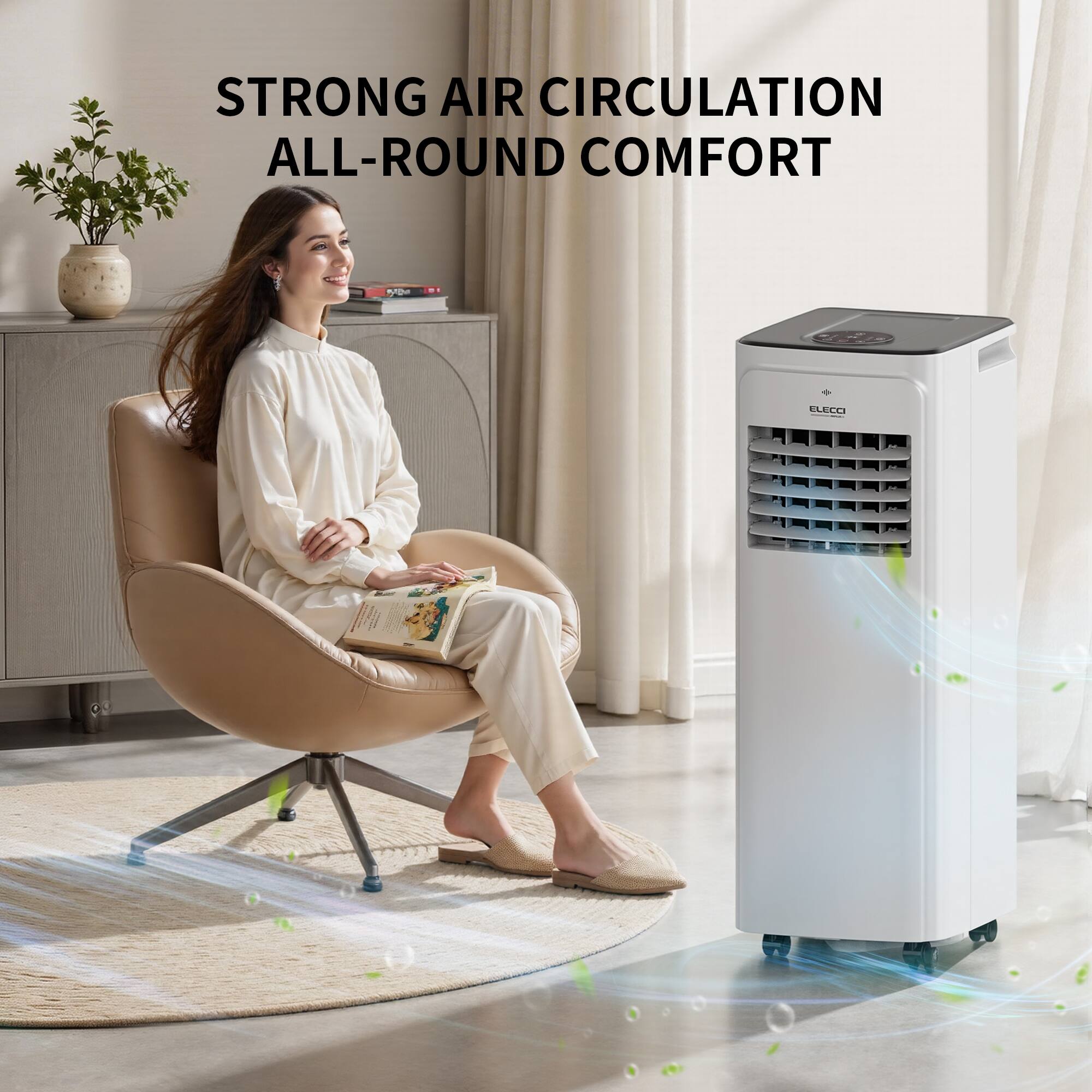 STRONG AIR CIRCULATION ALL-ROUND COMFORT