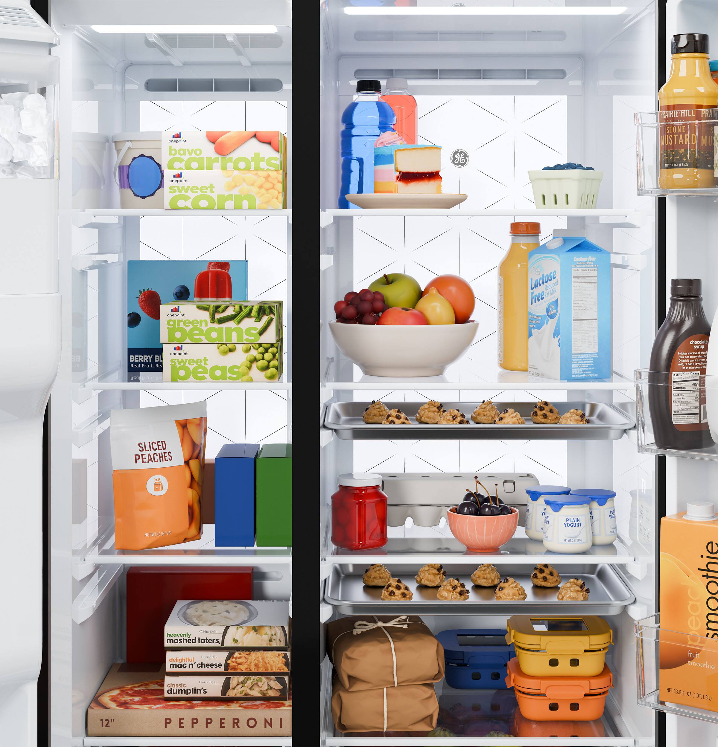 - Bavo Carrots
- Sweet Corn
- PAKIE HILL PAR
- STONE MUSTARD
- Green Beans
- BERRY BLUSH Sweet Peas
- Lactose Free
- SLICED PEACHES
- Heavenly Mashed Taters
- Delightful Mac 'n Cheese
- Classic Dumplin's
- 12" PEPPERONI
- Smoothie
- deacothie