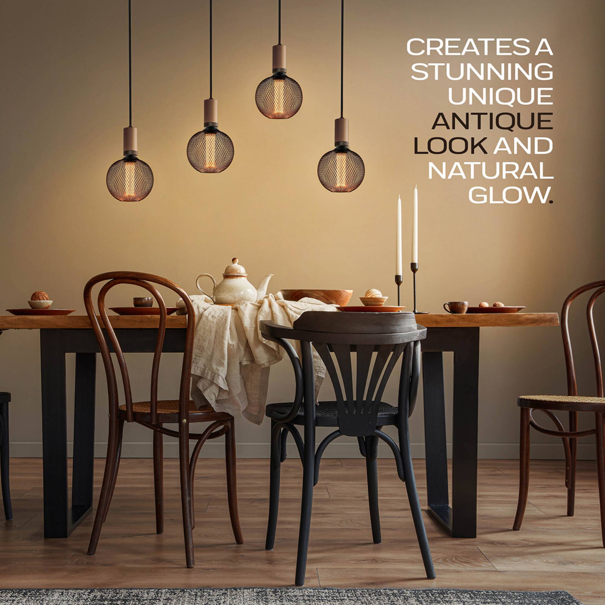 CREATES A STUNNING UNIQUE ANTIQUE LOOK AND NATURAL GLOW.
