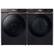 Alt View 16. Samsung - Open Box 5.0 cu. ft. Extra Large Capacity Smart Front Load Washer with Super Speed Wash and Steam - Brushed Black.
