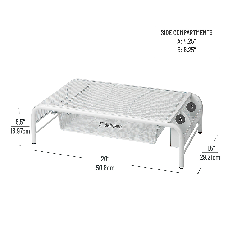 Left View: 360 Electrical - Habitat Extension Cord - French Grey