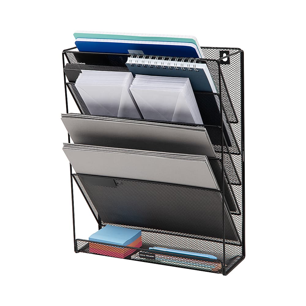 Customer Reviews: Mind Reader 5-Tier Vertical File Storage, Desktop ...