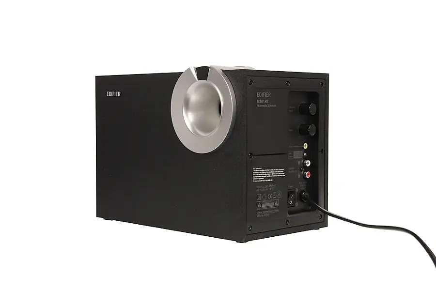 Alt View 12. Edifier - M201BT 2.1 Bluetooth Multimedia Speaker System (3-Piece) - Black.