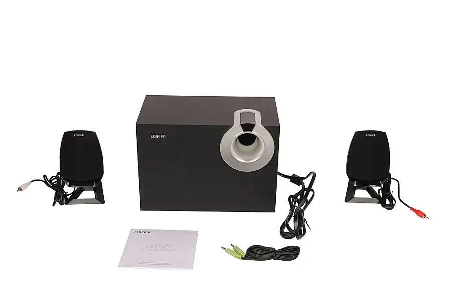 Alt View 13. Edifier - M201BT 2.1 Bluetooth Multimedia Speaker System (3-Piece) - Black.