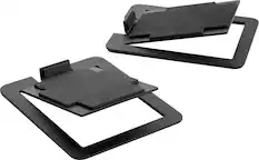 Front. Edifier - SS7 Speaker Stand for Multiple Models (Pair) - Black.