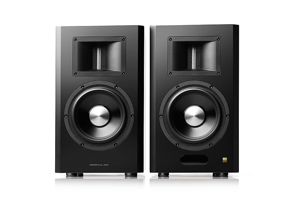 Alt View 12. Edifier - Airpulse A300 Pro Hi-Res Active Speaker System (Pair) - Wood.