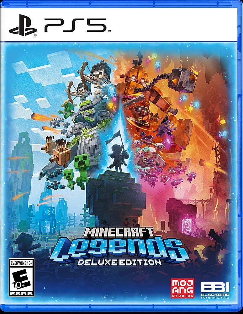 Jogo Minecraft Legends Deluxe Edition Ps5 Midia Fisica