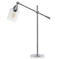 Lalia Home - Vertically Adjustable Desk Lamp - Chrome - Front_Zoom