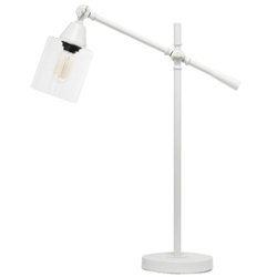 Lalia Home Vertically Adjustable Desk Lamp - White - Front_Zoom
