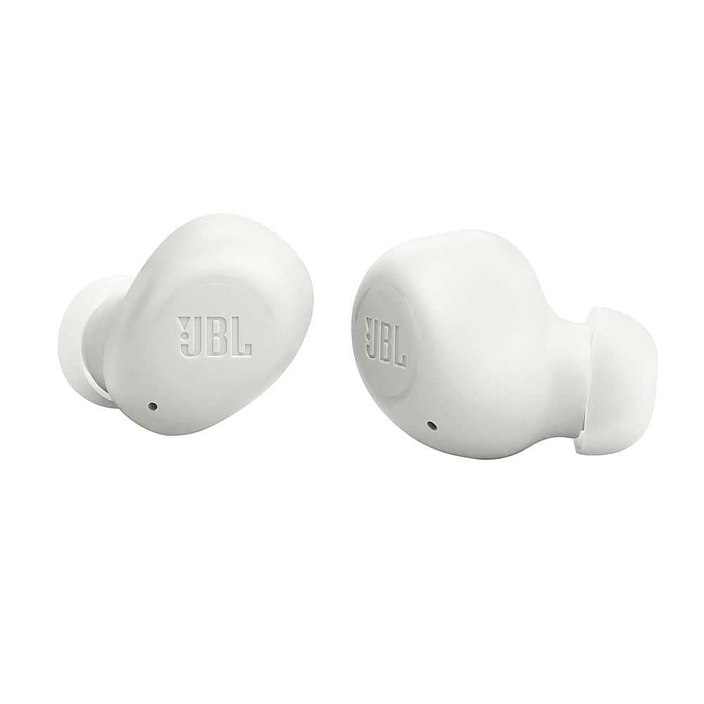 Left. JBL - Vibe Buds True Wireless Earbuds - White.