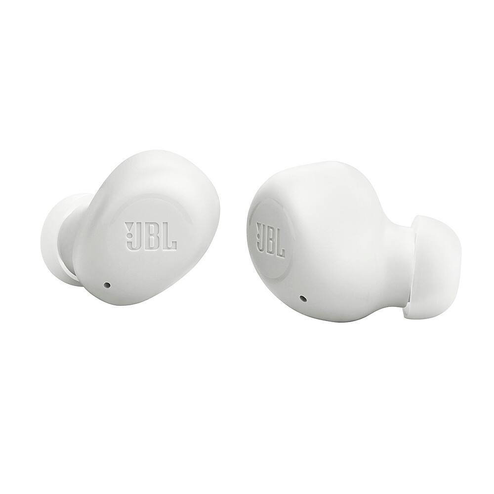 Left. JBL - Vibe Buds True Wireless Earbuds - White.
