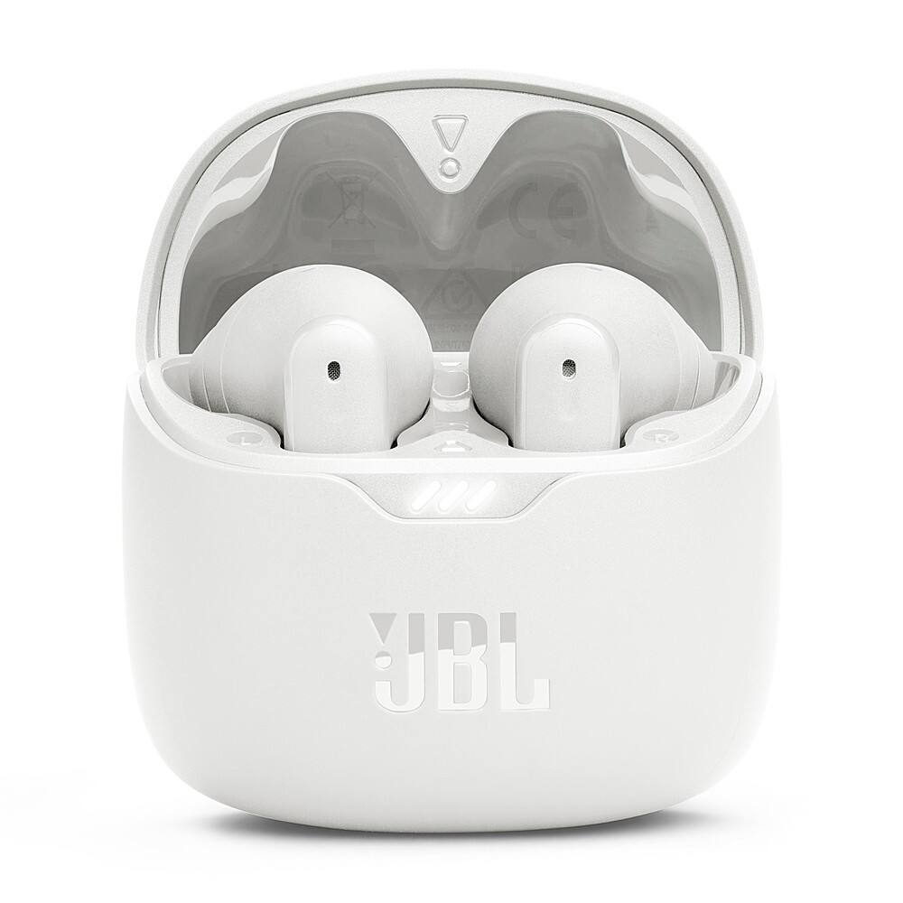 Alt View 13. JBL - Tune Flex True Wireless Noise Cancelling Earbuds - White.