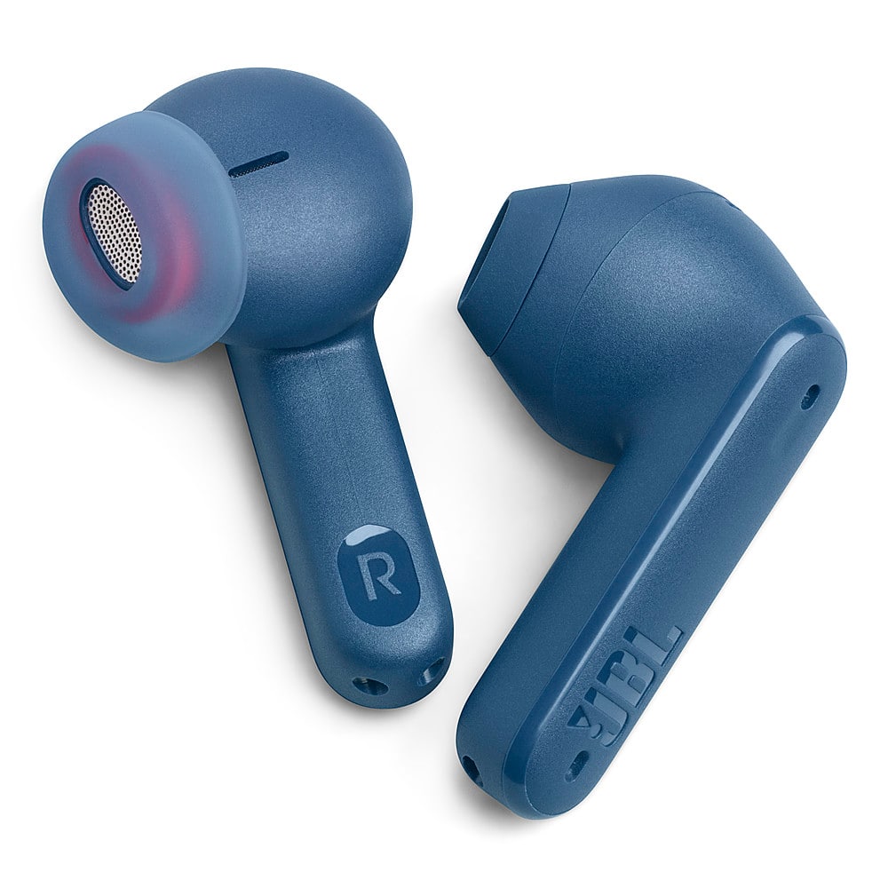 Alt View 11. JBL - Tune Flex True Wireless Noise Cancelling Earbuds - Blue.