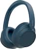 Front. Sony - WHCH720N Wireless Noise Canceling Headphones - Blue.