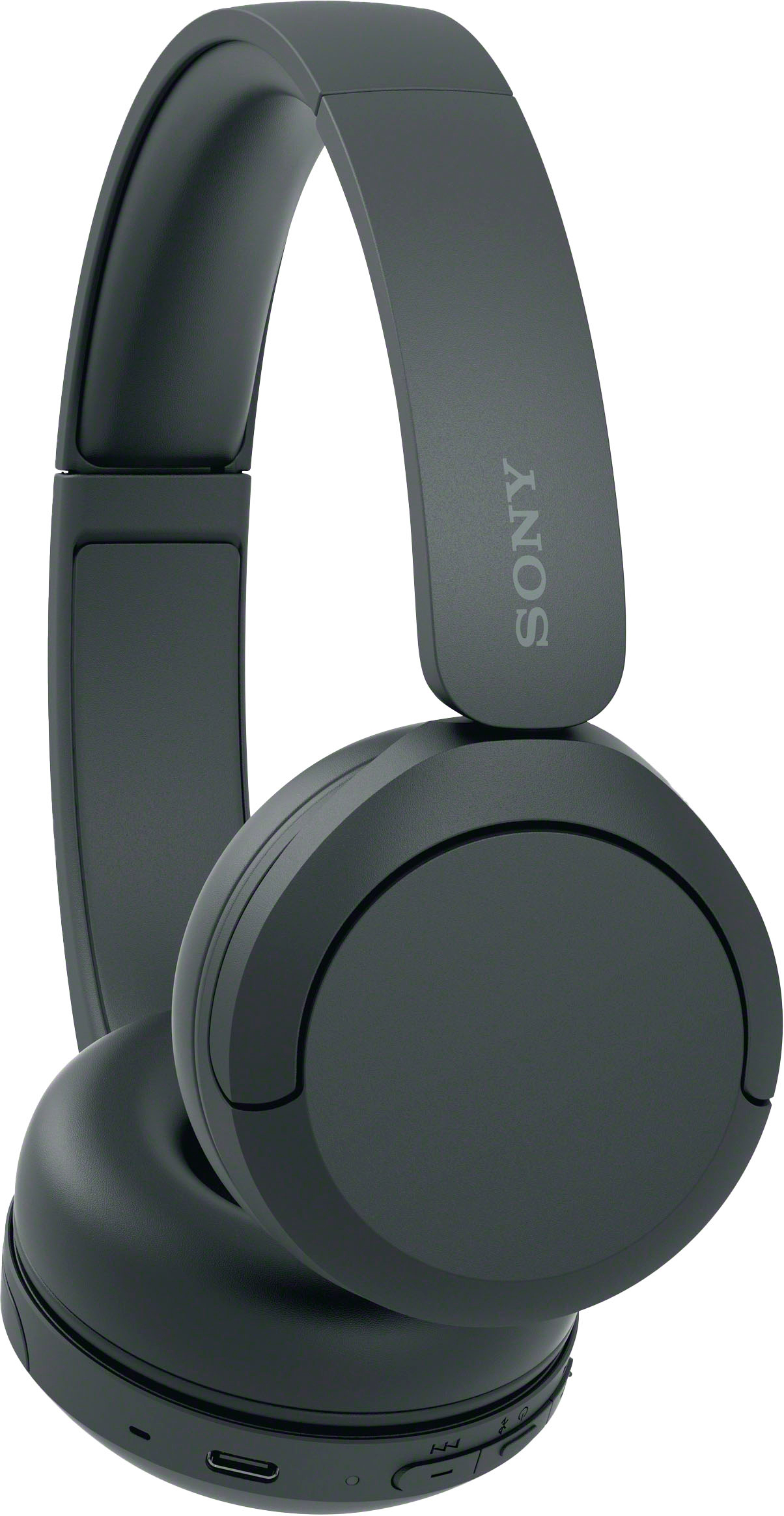 Sony WH-CH520 Bluetooth Wireless On-Ear Headphones with Mic/Remote, Black