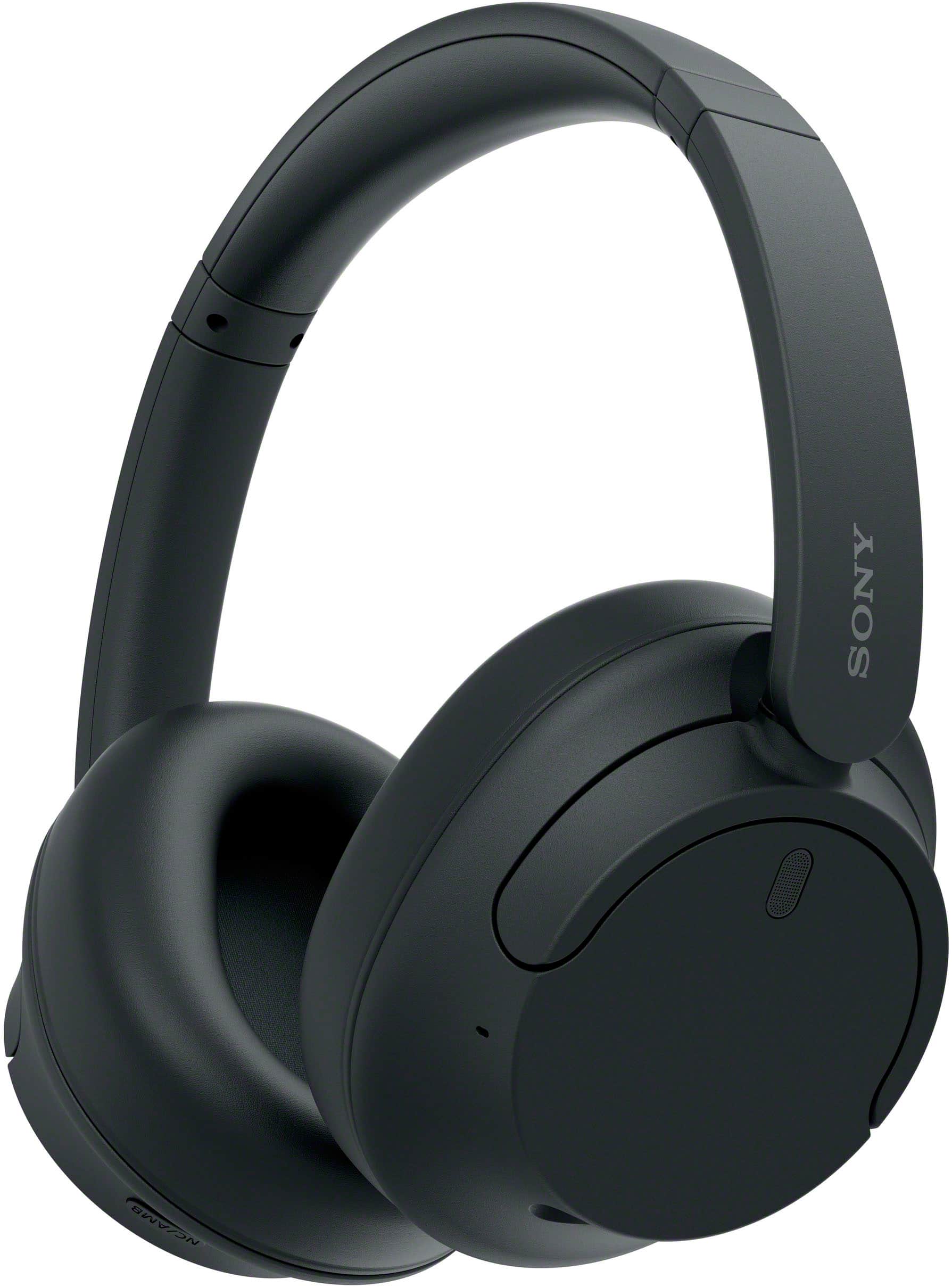 Front. Sony - WHCH720N Wireless Noise Canceling Headphones - Black.