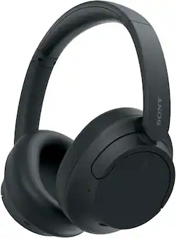 Front. Sony - WHCH720N Wireless Noise Canceling Headphones - Black.