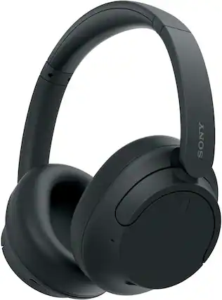 Front. Sony - WHCH720N Wireless Noise Canceling Headphones - Black.