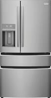 Frigidaire - Gallery 36 in. Wide 21.5 Cu. Ft. 4-Door French Door Counter-Depth Refrigerator - Smudge Proof Stainless Steel - Front_Zoom