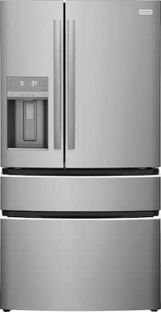 Frigidaire - Gallery 21.5 Cu. Ft. 4-Door French Door Counter-Depth Refrigerator - Smudge Proof Stainless Steel