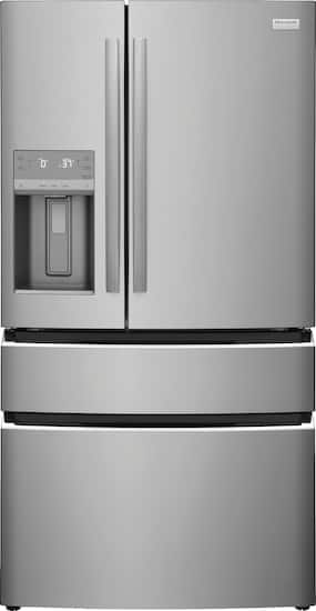 Frigidaire - Gallery 21.5 Cu. Ft. 4-Door French Door Counter-Depth Refrigerator - Smudge Proof Stainless Steel