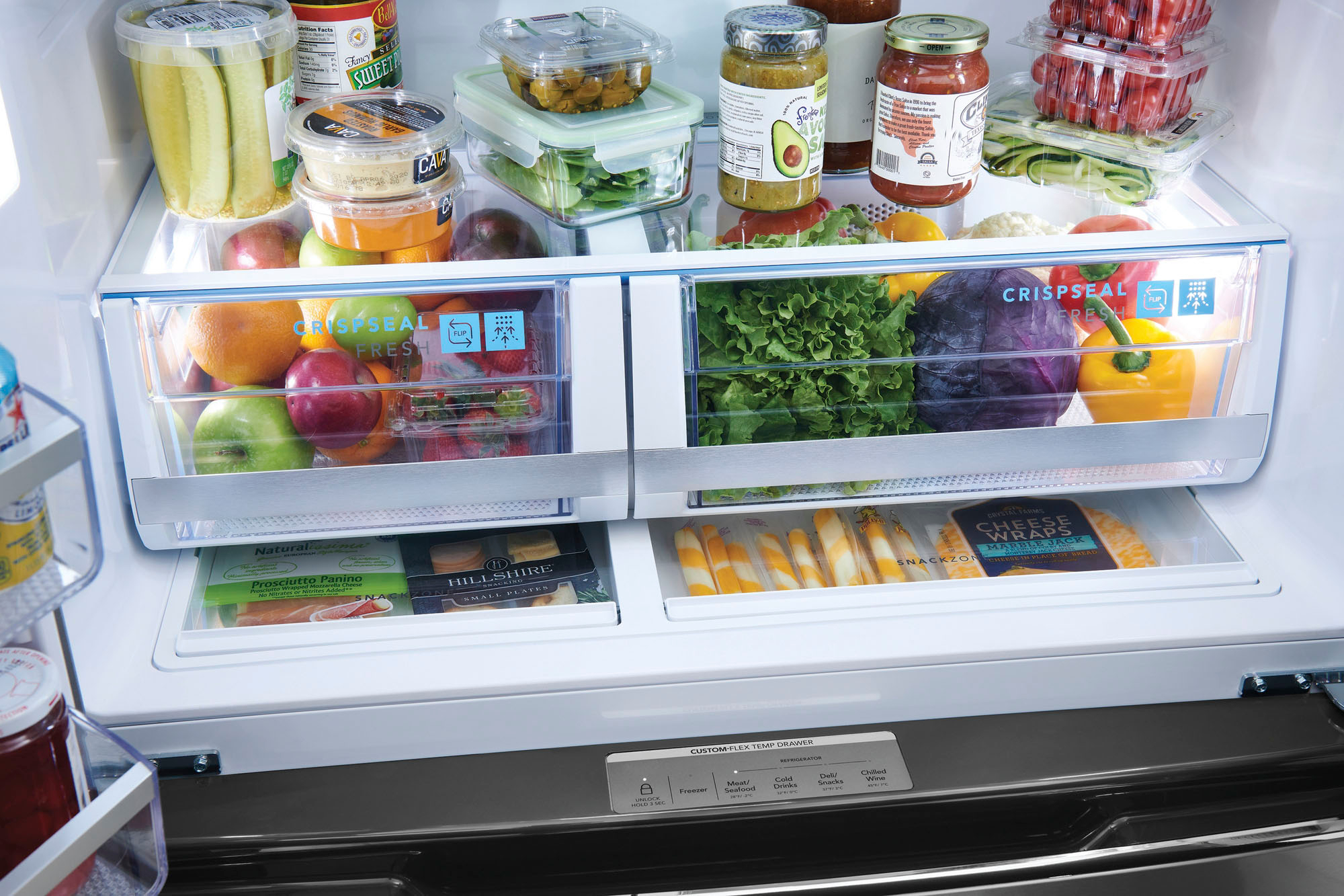 Frigidaire 21.5 Cu. Ft. 4-Door French Door Counter-Depth Refrigerator ...