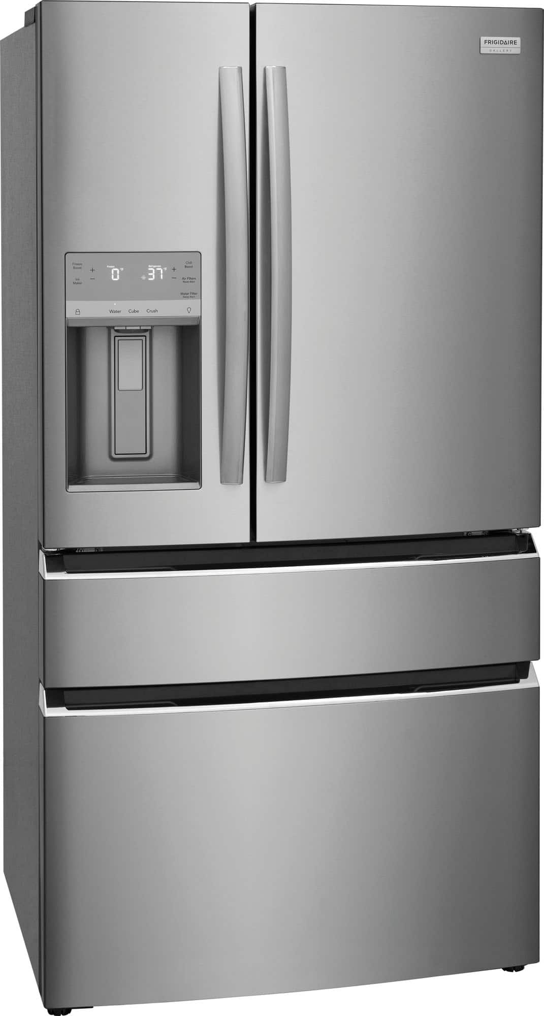 Alt View 24. Frigidaire - 21.5 Cu. Ft. 4-Door French Door Counter-Depth Refrigerator - Stainless Steel.
