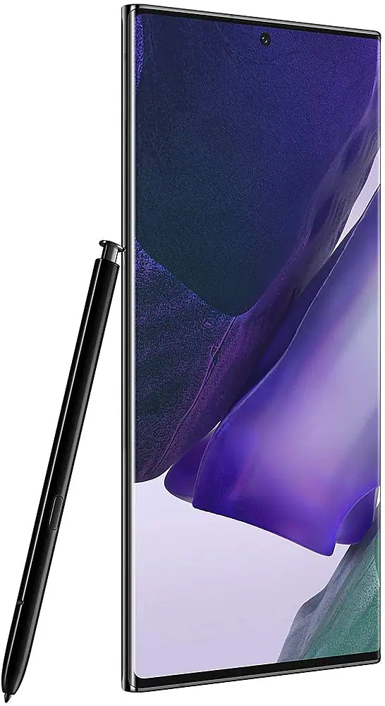 Zoom in on Left. Samsung - Pre-Owned Galaxy Note20 Ultra 5G 128GB (Unlocked) - Mystic Black.